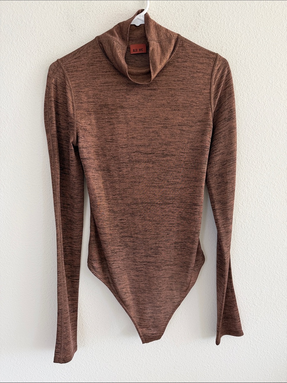ALIX NYC Hoyt Long Sleeve Bodysuit Metallic